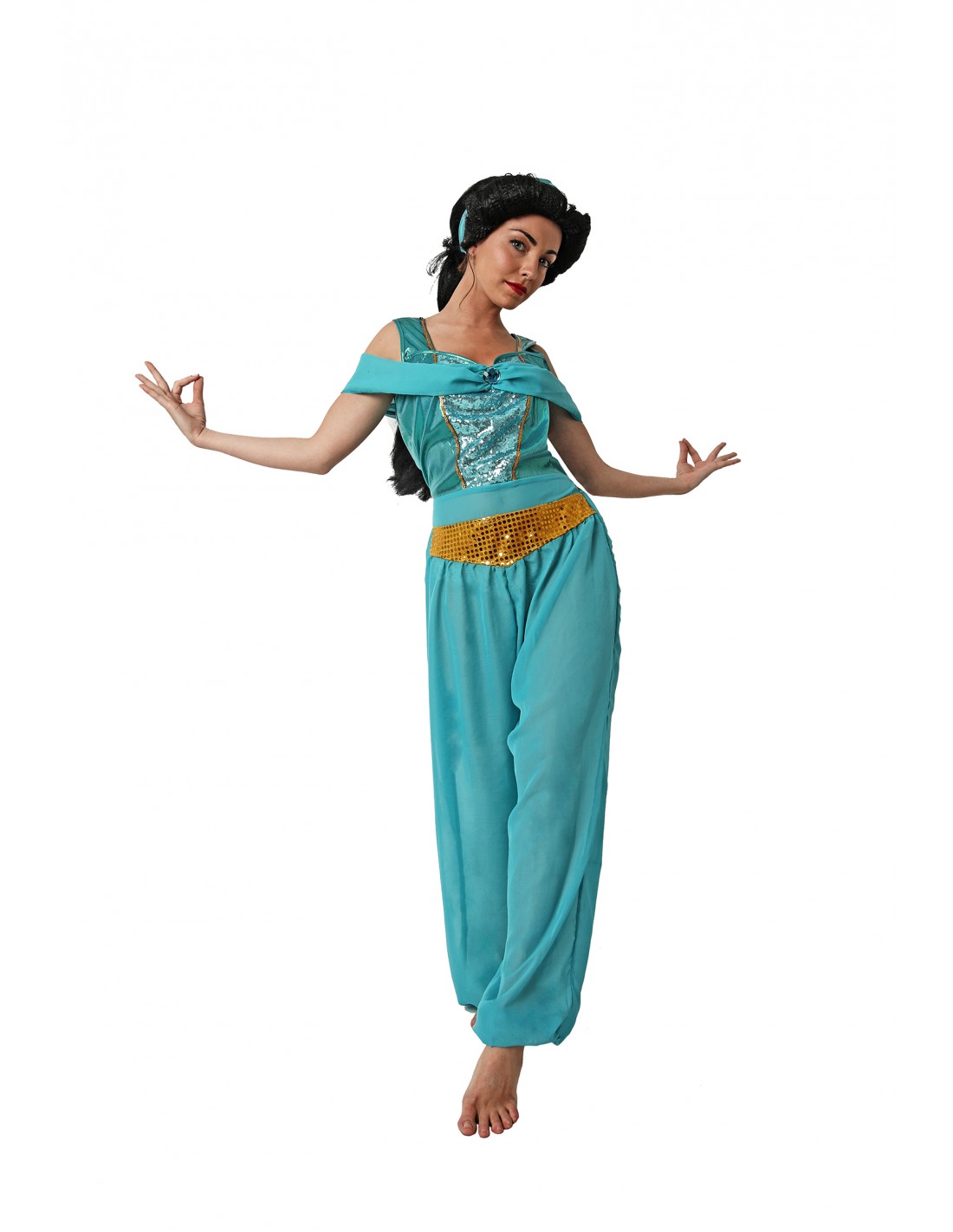 Franco sonido Evaluación Costumizate! Disfraz de Princesa árabe para mujer. Talla única.
