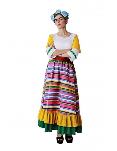 Costumizate! | Disfraz de Mexicana para Mujer. Talla única colección Carnaval